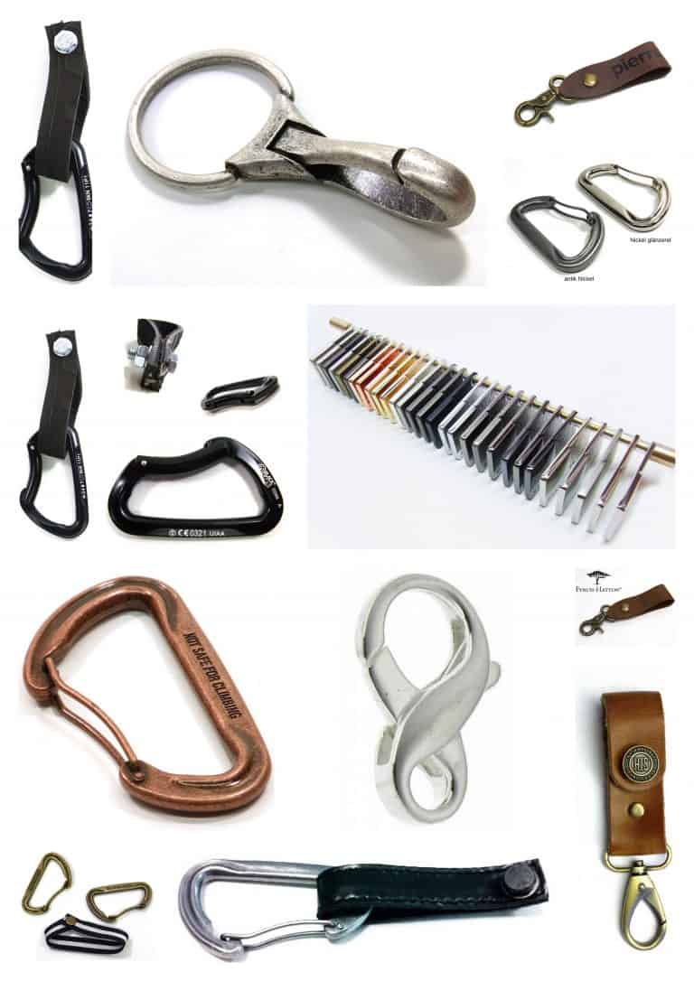 Hochwertige Schlüssel- und Karabiner-Tools für Schlüsselbund und Befestigung.